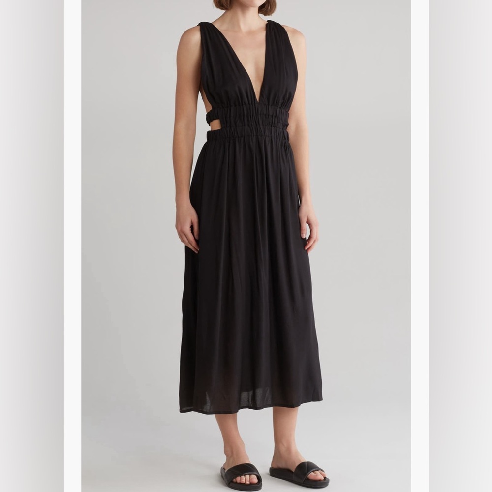 Boho Me Smocked Side Cutout Dress